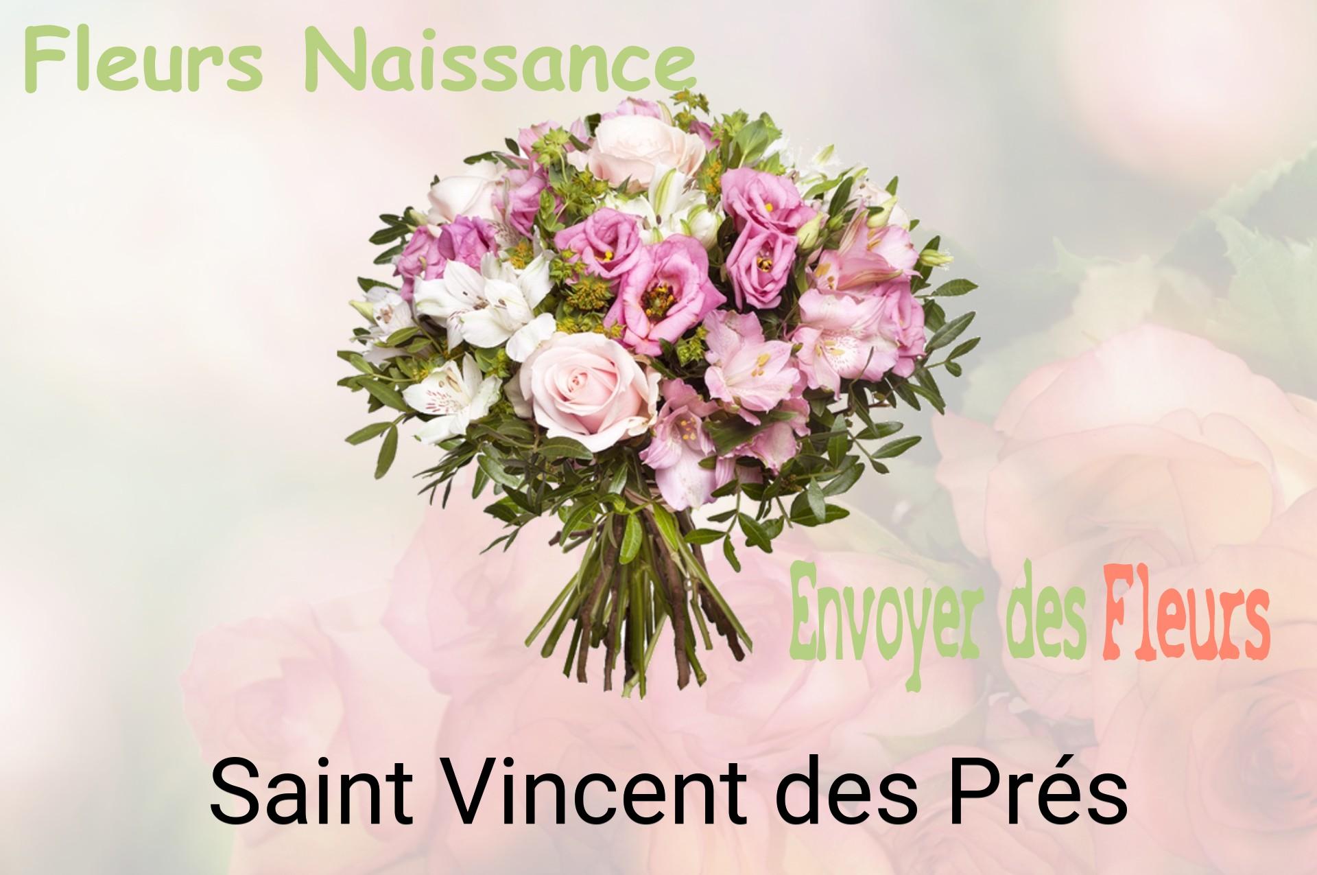 Bouquet de fleurs de naissance livré à Saint-Vincent-des-Prés